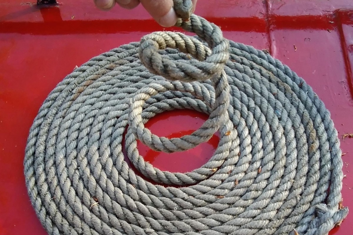 Rope on boat